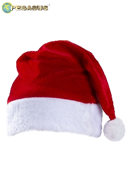 CAPPELLO BABBO NATALE CINIGLIA ROSSO